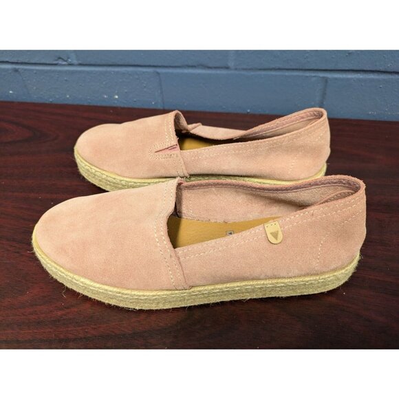 Verbenas Women’s Sz EU 38 Rose Pink Suede Espadrilles Flats Shoes Spain Rope EUC - Picture 1 of 15